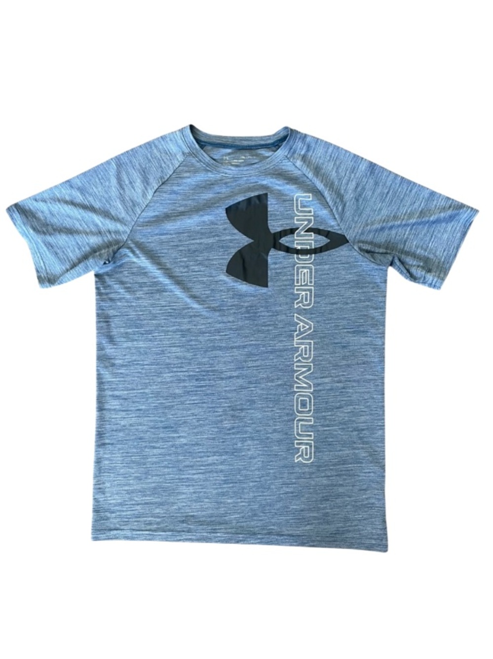 ☀️Under Armour Youth Blue Short Sleeve Tee with Graphic Design Size YXL